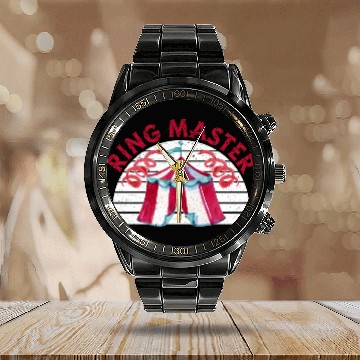 Discover Ringmaster Circus Event Security Carnival Show Calendar Steel Band Watch