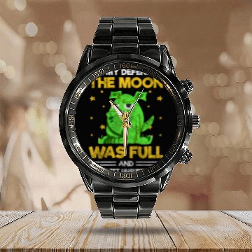 Discover Horror Creepy Costume Calendar Steel Band Watch