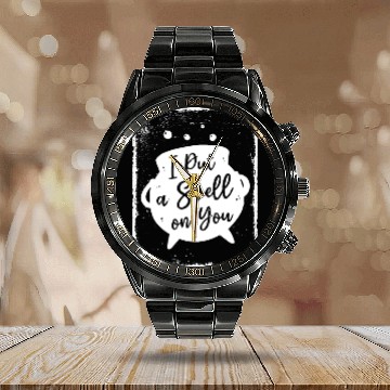 Discover I put a Spell on you - Witchcraft Calendar Steel Band Watch