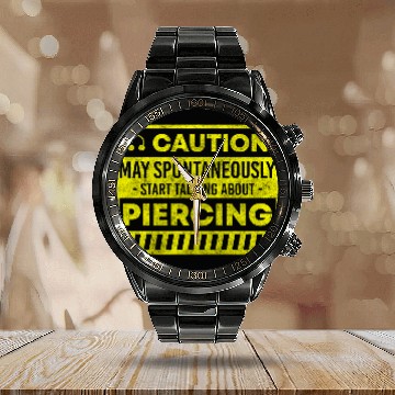 Discover Piercing Stitch Jewellery Plug Calendar Steel Band Watch