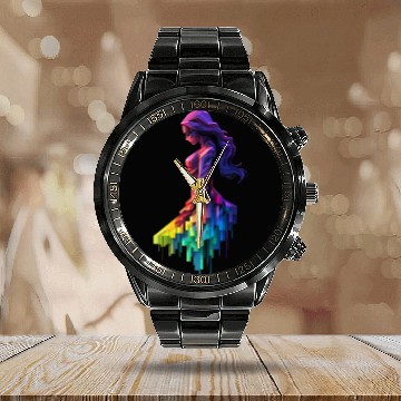 Discover The Reflective Lady Calendar Steel Band Watch