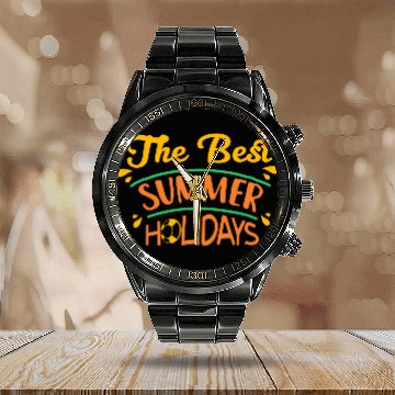 Discover The best summer holiday Calendar Steel Band Watch