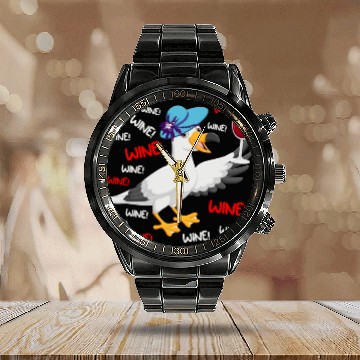 Discover Seagull Calendar Steel Band Watch Wine Lover North German Seagulls