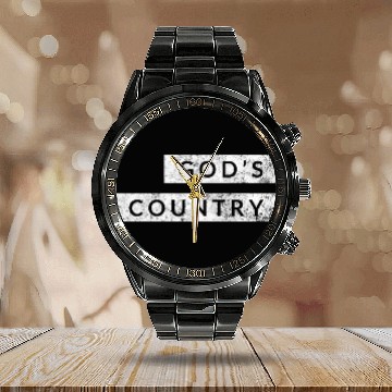 Discover God'S Cory American Blake Concert Calendar Steel Band Watch