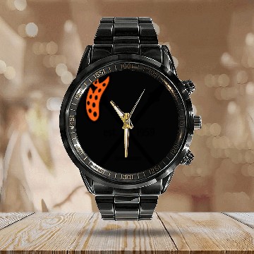 Discover Little Caesars Est 1959 Calendar Steel Band Watch