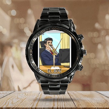 Discover El Jefe The Boss Card Mecan Lottery The Chief Calendar Steel Band Watch