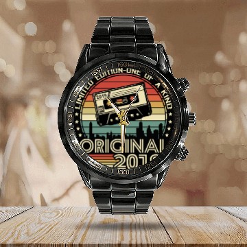 Discover Unique 2019 Birthday Surprise Calendar Steel Band Watch
