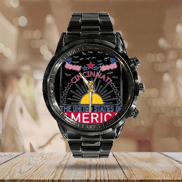 Discover Welcome to Cincinnati Ohio Calendar Steel Band Watch