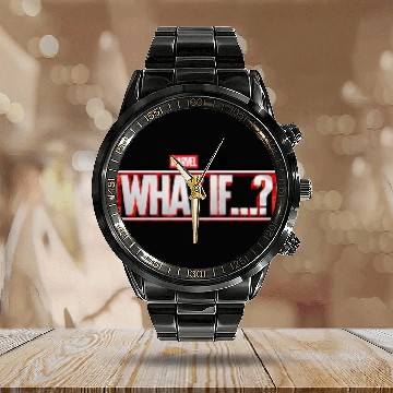 Discover Marvel Studio, what if ? Calendar Steel Band Watch
