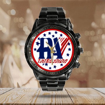 Discover RA USA Calendar Steel Band Watch: Red, White, and Blue All the Way!"