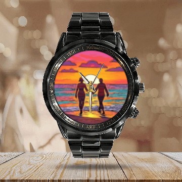 Discover Ocean of Love Calendar Steel Band Watch