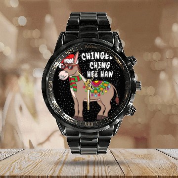 Discover Donkey American Italian Calendar Steel Band Watch