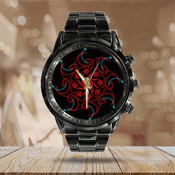Discover Artistic Blossom Calendar Steel Band Watch