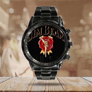 Discover jim beam bourbon Calendar Steel Band Watch