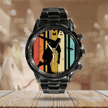 Discover Ultimate Frisbee Frolf Disc Golf Flying Disc Sport Calendar Steel Band Watch