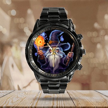 Discover wizard Calendar Steel Band Watch