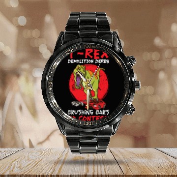 Discover Demo Derby Demolition Derby Demolition Derby Lover Calendar Steel Band Watch