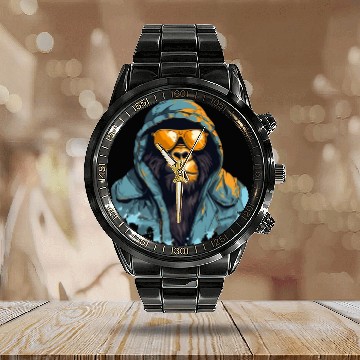 Discover Street Style Mountain Gorilla | Gorilla Lovers Calendar Steel Band Watch