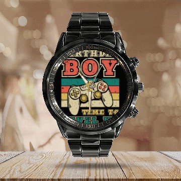 Discover Time to level up Calendar Steel Band Watch
