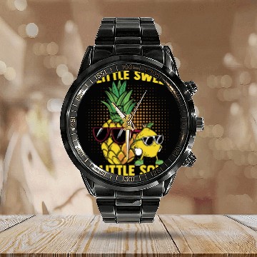 Discover A Little Sweet A Little Pineapple And Lemon For Calendar Steel Band Watch