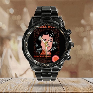 Discover Drama Queen Description Calendar Steel Band Watch