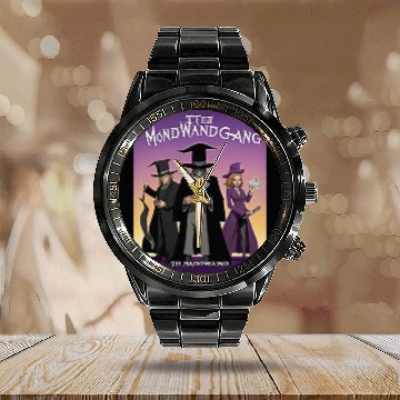 Discover shadow wizard money gang sticker Calendar Steel Band Watch