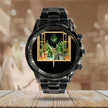 Discover Proud Plant Mom A Plant Lover s Window Calendar Steel Band Watch