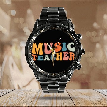 Discover Groovy Music Teacher Musician Teaching Calendar Steel Band Watch