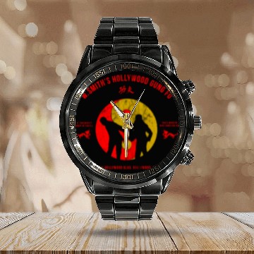 Discover Smith's Hollywood Kung Fu Calendar Steel Band Watch