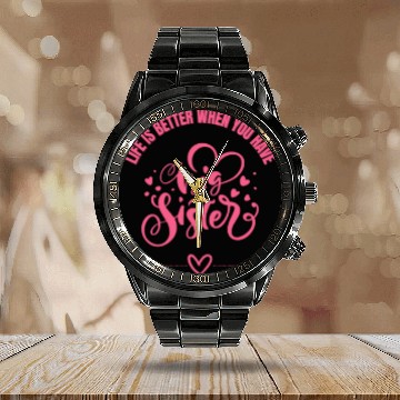 Discover Big sister Calendar Steel Band Watch