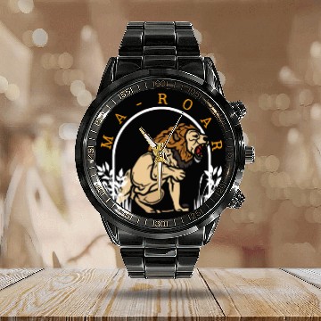 Discover Passover Maror Calendar Steel Band Watch, Ma-Roar Lion Of Judah