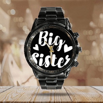 Discover Big Sister Calendar Steel Band Watch