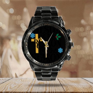 Discover Jesus Is The Reason For The Season Calendar Steel Band Watch
