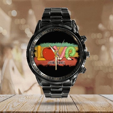 Discover Love Teacher Life Calendar Steel Band Watch