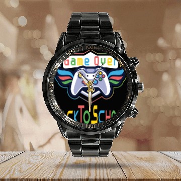 Discover Fun Color Game Over Back To School Calendar Steel Band Watch