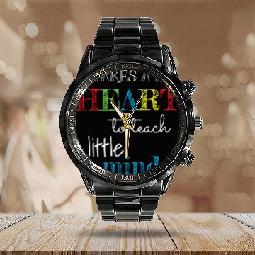 Discover Teacher - Teacher Appreciation Gift- Teacher Calendar Steel Band Watch