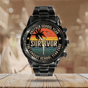 Discover Principal Calendar Steel Band Watch, Another School Year Survivor The