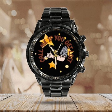 Discover Call Me If You Get Lost Calendar Steel Band Watch, Hip Hop, Rap, Golf
