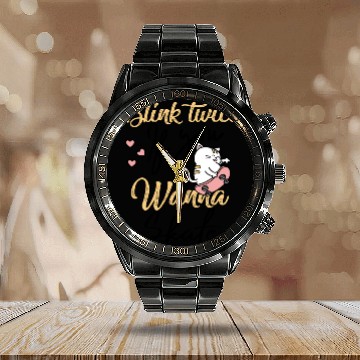 Discover Blink Twice If You Wanna Skate Skating Lover Calendar Steel Band Watch