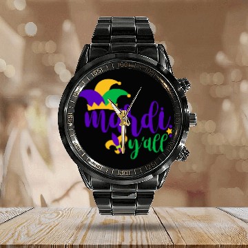 Discover Mardi Gras Y all Calendar Steel Band Watch
