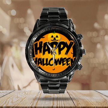 Discover halloween day Calendar Steel Band Watch