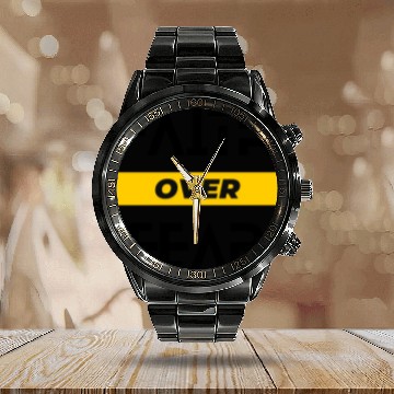 Discover FAITH OVER FEAR Calendar Steel Band Watch