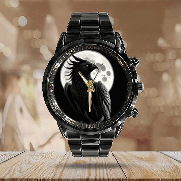 Discover Phoenix bird [clothing store][clothes store] Calendar Steel Band Watch