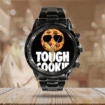 Discover Tough Cookie Calendar Steel Band Watch