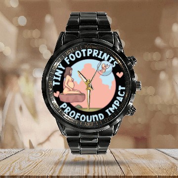 Discover Infant Loss Miscarriage Awareness Pregnancy Loss Calendar Steel Band Watch