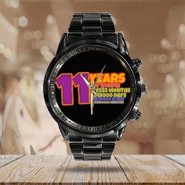 Discover 11 Years of Wonder Kid Calendar Steel Band Watch Birthday