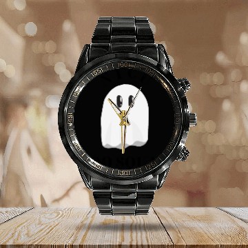 Discover Cute NICU Halloween | NICU Boo Squad design Calendar Steel Band Watch