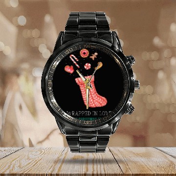 Discover NICU Christmas design | Wrapped in Love Calendar Steel Band Watch