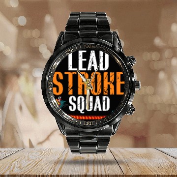 Discover Dragon Boat Racing Paddle Calendar Steel Band Watch