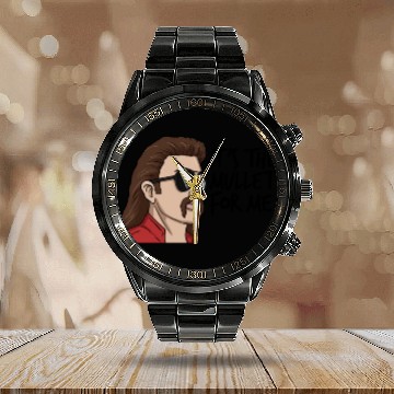 Discover It's The Mullet For Me Mullet Redneck Men's Mullet Calendar Steel Band Watch